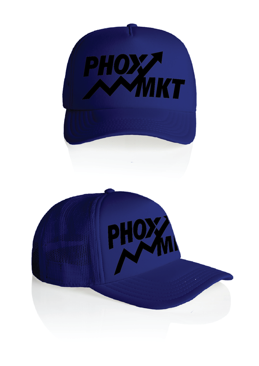 PHOX trucker blue & black